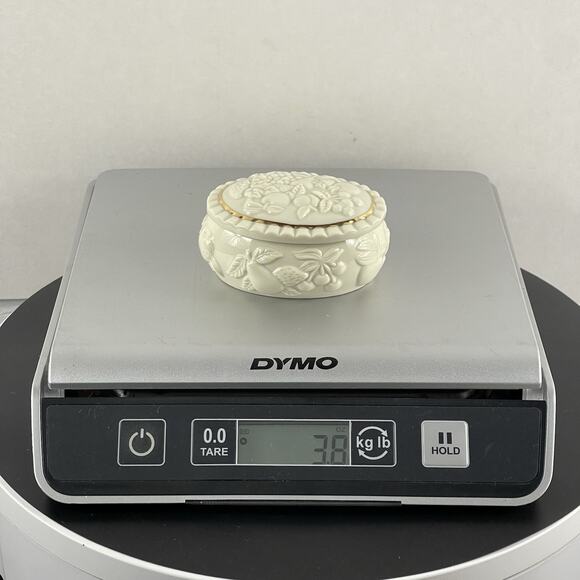 1998 Lenox The Fruits of Life KEEPSAKE TRINKET BOX 24K Gold Trim - Picture 8 of 8